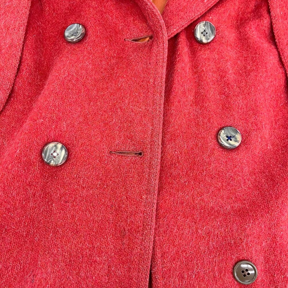 Vintage Mod Wool Cape | Davis Of Boston | One Siz… - image 7